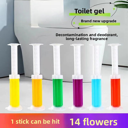 Siliom™ Self-Cleaning Floral Toilet Gel Stamps (3-Pack )