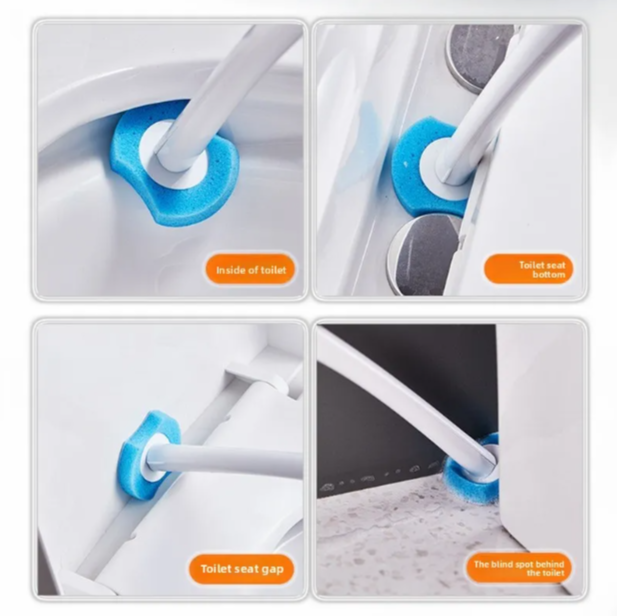 Siliom™  Touch-Free Disposable Toilet Wand & Deep Clean Kit