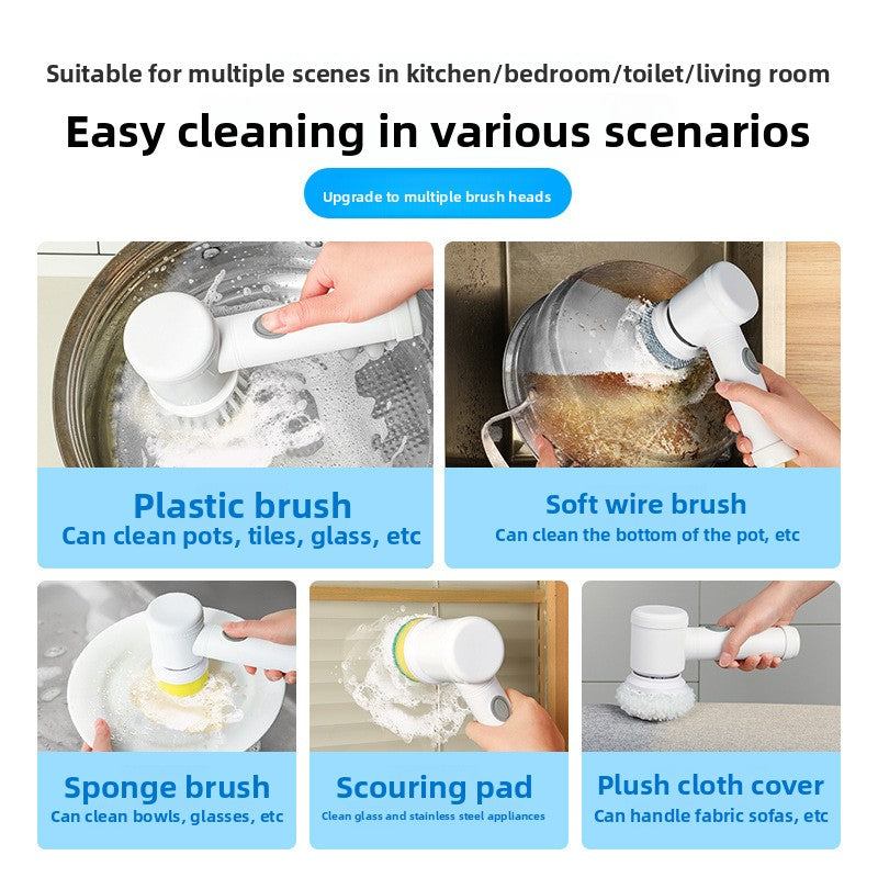 Siliom™ Handheld Electric Spin Scrubber