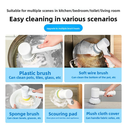 Siliom™ Handheld Electric Spin Scrubber